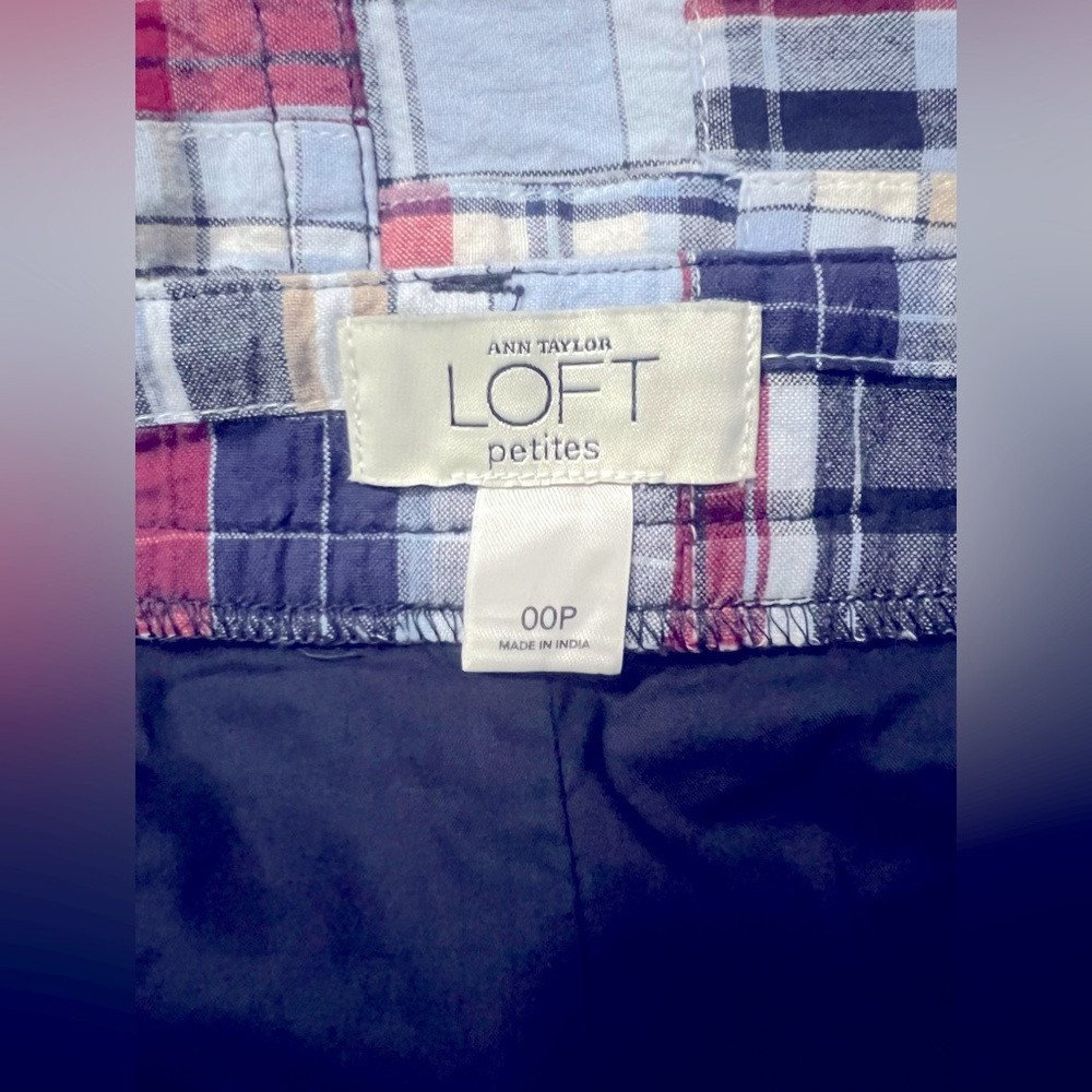 Ann Taylor Loft Plaid Mini Skirt - Picture 2 of 3